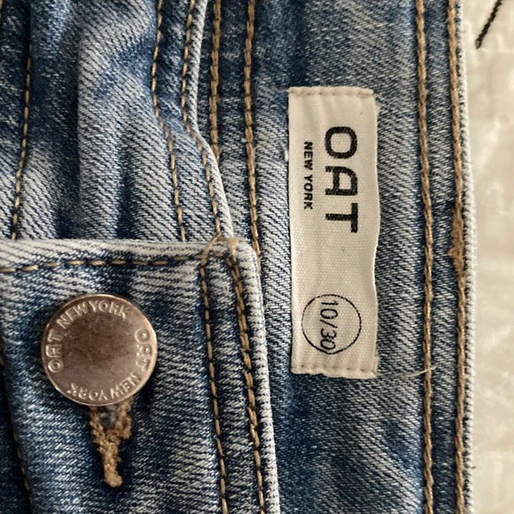 Oat New York Light Blue Straight Leg Jeans - Picture 3 of 3